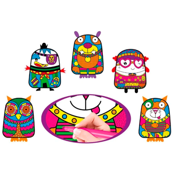 Set de creație Noriel Backpack Animals Pretty Pinky S00003845 6+ / Multicolor Pink photo 6 Set de creație Noriel Backpack Animals Pretty Pinky S00003845 6+ / Multicolor Pink photo 6