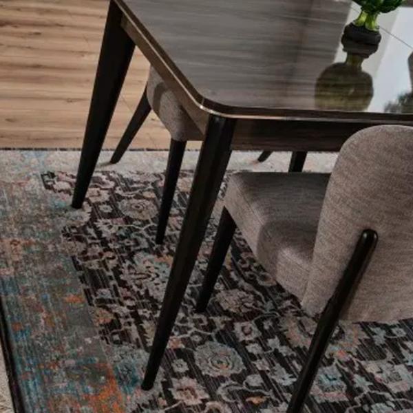 Кухонный стол раскладной Dizayno Home Hilton ДСП/ Черный photo 4