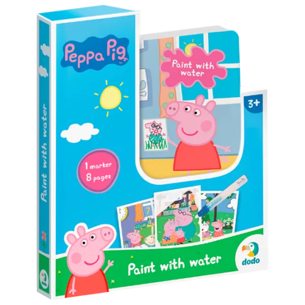 Креативный набор DoDo Peppa Pig Paint with water 200443 3+ / Разноцветный Синий photo 1