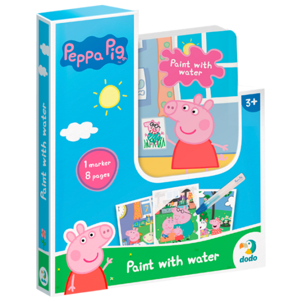 Креативный набор DoDo Peppa Pig Paint with water 200443 3+ / Разноцветный Синий photo 1