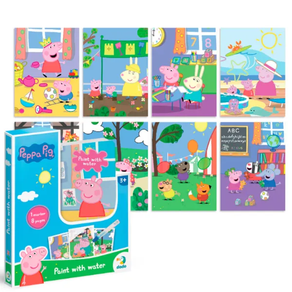Креативный набор DoDo Peppa Pig Paint with water 200443 3+ / Разноцветный Синий photo 2