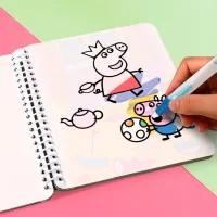 Set de creație DoDo Peppa Pig Paint with water 200443 3+ / Multicolor Blue photo 5