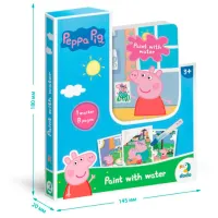 Set de creație DoDo Peppa Pig Paint with water 200443 3+ / Multicolor Blue photo 6