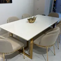 Masă de bucătărie fixă Seskalar Lima PAL/ White