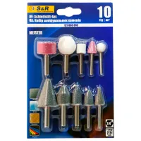 Set de pietre abrazive Meister 121000010 pentru șlefuire