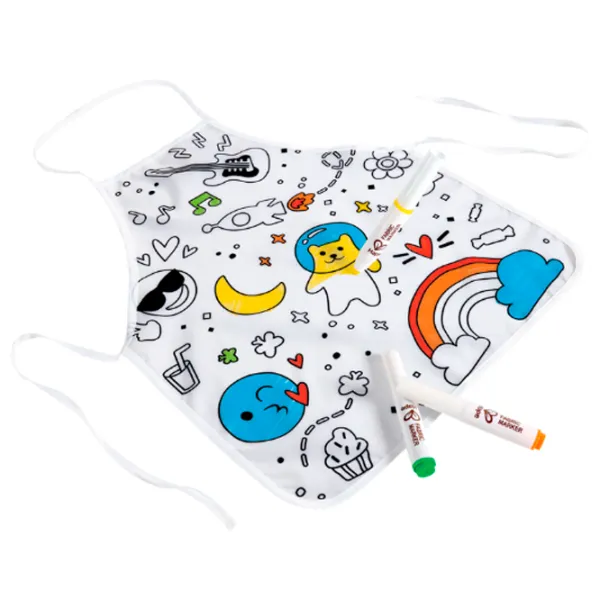 Set de creație Hape Love Play. Learn Colour Me Art Apron E2014 3+ / Multicolor Blue photo 2 Set de creație Hape Love Play. Learn Colour Me Art Apron E2014 3+ / Multicolor Blue photo 2