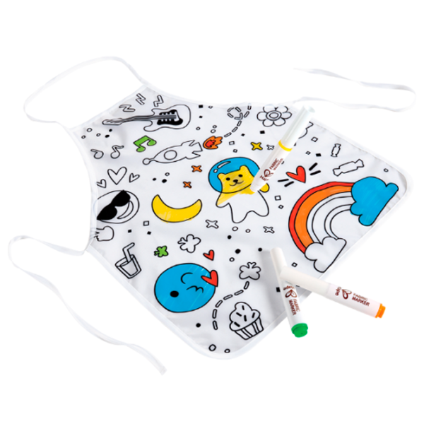 Set de creație Hape Love Play. Learn Colour Me Art Apron E2014 3+ / Multicolor Blue photo 2 Set de creație Hape Love Play. Learn Colour Me Art Apron E2014 3+ / Multicolor Blue photo 2