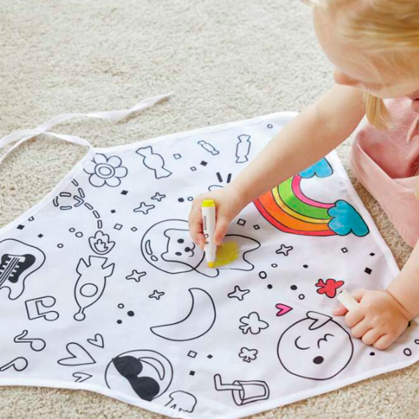 Set de creație Hape Love Play. Learn Colour Me Art Apron E2014 3+ / Multicolor Blue photo 4 Set de creație Hape Love Play. Learn Colour Me Art Apron E2014 3+ / Multicolor Blue photo 4