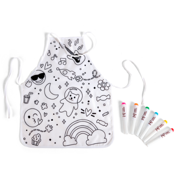 Set de creație Hape Love Play. Learn Colour Me Art Apron E2014 3+ / Multicolor Blue photo 5 Set de creație Hape Love Play. Learn Colour Me Art Apron E2014 3+ / Multicolor Blue photo 5