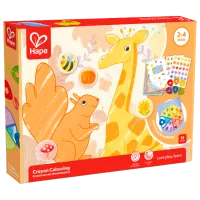 Креативный набор Hape Love Play. Learn Crayon Colouring E2004 3+ / Разноцветный Оранжевый