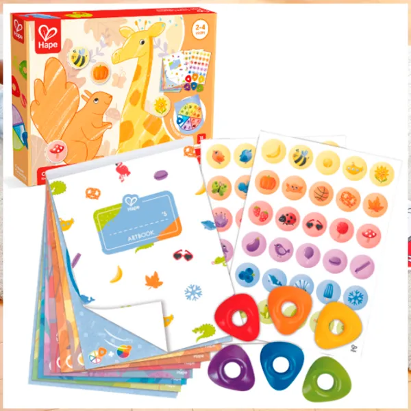 Креативный набор Hape Love Play. Learn Crayon Colouring E2004 3+ / Разноцветный Оранжевый photo 2 Креативный набор Hape Love Play. Learn Crayon Colouring E2004 3+ / Разноцветный Оранжевый photo 2