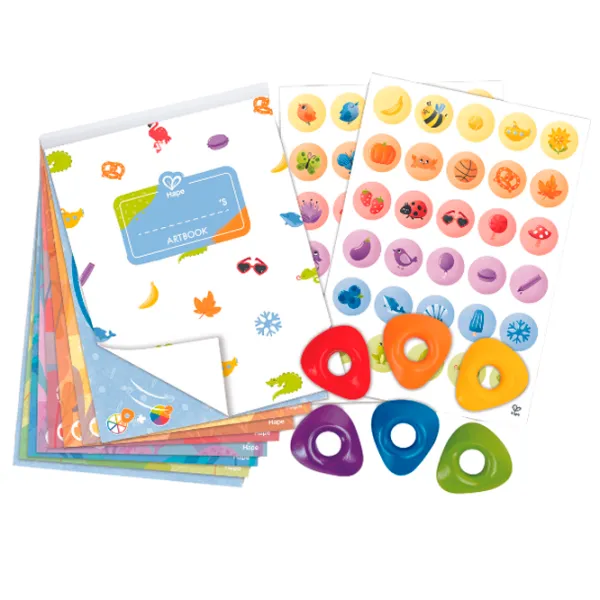 Креативный набор Hape Love Play. Learn Crayon Colouring E2004 3+ / Разноцветный Оранжевый photo 3 Креативный набор Hape Love Play. Learn Crayon Colouring E2004 3+ / Разноцветный Оранжевый photo 3