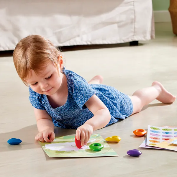 Креативный набор Hape Love Play. Learn Crayon Colouring E2004 3+ / Разноцветный Оранжевый photo 4 Креативный набор Hape Love Play. Learn Crayon Colouring E2004 3+ / Разноцветный Оранжевый photo 4