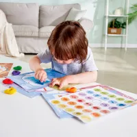 Set de creație Hape Love Play. Learn Crayon Colouring E2004 3+ / Multicolor Orange photo 9