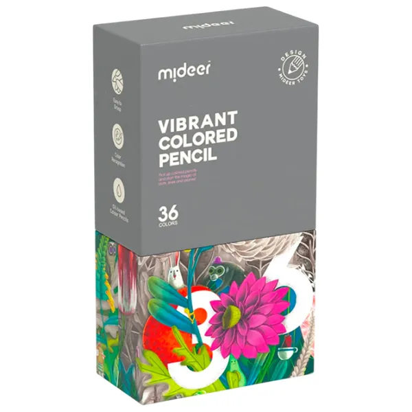 Creioane Mideer MD6186 Colorate / 36  photo 1