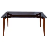 Masă de bucătărie fixă Dizayno Home VO-TIA MDF/ Black