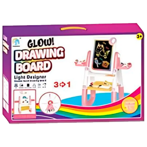 Set de creație Essa Toys Light Designer Drawing board YM2216A 3+ / White Pink photo 1