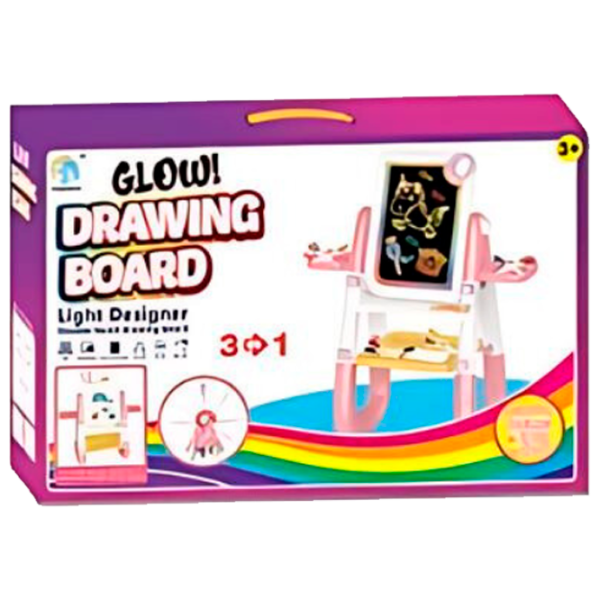 Set de creație Essa Toys Light Designer Drawing board YM2216A 3+ / White Pink photo 1
