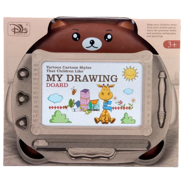 Set de creație Essa Toys My Drawing Board Ursuleț CJ6005E4 3+ / Multicolor Brown photo 1