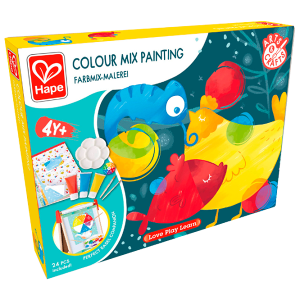 Set de creație Hape Love Play. Learn Colour Mix Painting E1069 4+ / Multicolor Multicolor photo 1 Set de creație Hape Love Play. Learn Colour Mix Painting E1069 4+ / Multicolor Multicolor photo 1