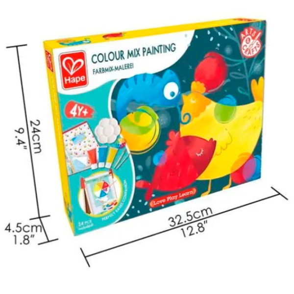 Set de creație Hape Love Play. Learn Colour Mix Painting E1069 4+ / Multicolor Multicolor photo 6 Set de creație Hape Love Play. Learn Colour Mix Painting E1069 4+ / Multicolor Multicolor photo 6