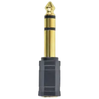 Adaptor Cablexpert A-6.35M-3.5F 6.35 mm / Black