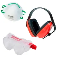 Căști de protecție Wolfcraft 4871000 Black Red