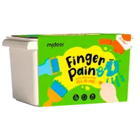 Креативный набор Mideer Finger Paint Набор для рисования пальчиками MD4219 3+ / Разноцветный Зеленый