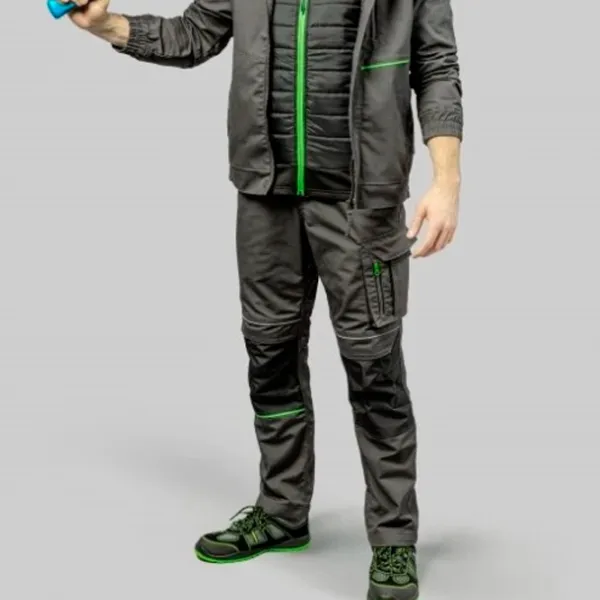 Pantaloni de lucru pentru bărbați Hoegert HT5K802 56 / Gray photo 3