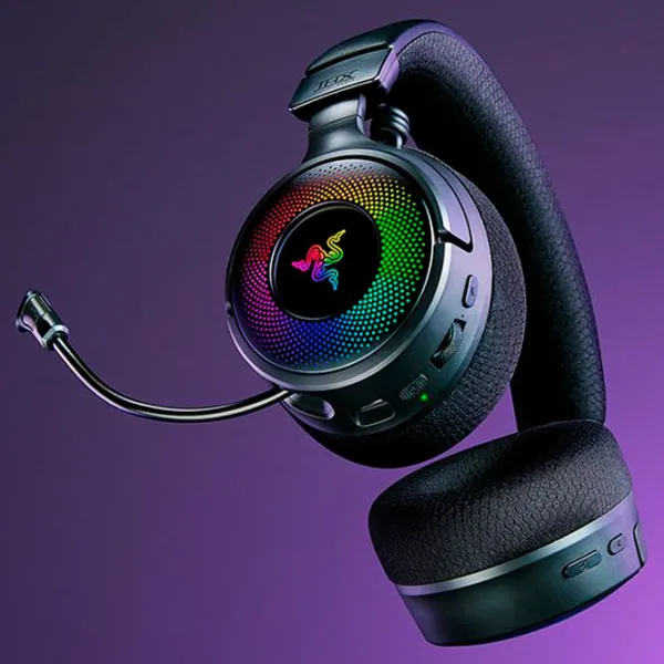 Căști Razer Kraken V4 Black Fără fir/ Gaming photo 7