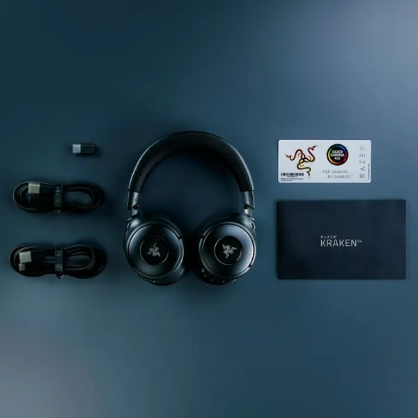 Căști Razer Kraken V4 Black Fără fir/ Gaming photo 8