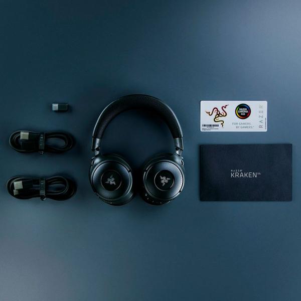Căști Razer Kraken V4 Black Fără fir/ Gaming photo 8
