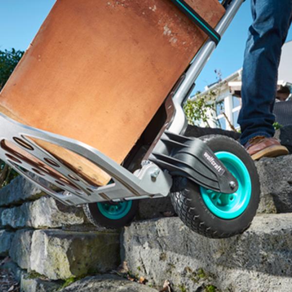 Грузовая тележка Wolfcraft TS 850 Offroad Серый / 100 кг photo 6