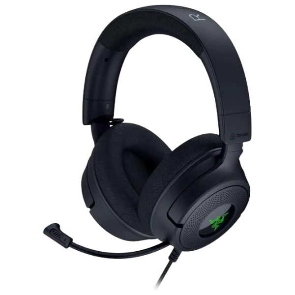 Căști Razer Kraken V4 X Green Black Cu fir/ Gaming photo 1