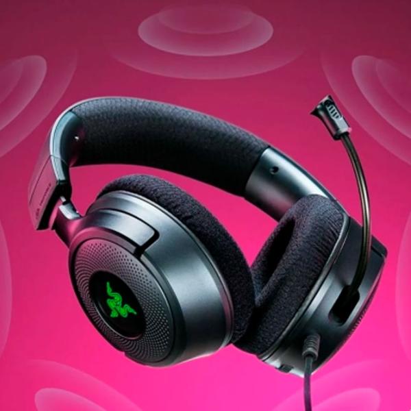 Căști Razer Kraken V4 X Green Black Cu fir/ Gaming photo 4