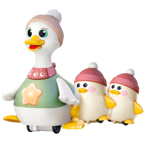 Jucărie interactivă Hola Toys Duck Family HE9987 6 luni / Multicolor White photo 2 Jucărie interactivă Hola Toys Duck Family HE9987 6 luni / Multicolor White photo 2
