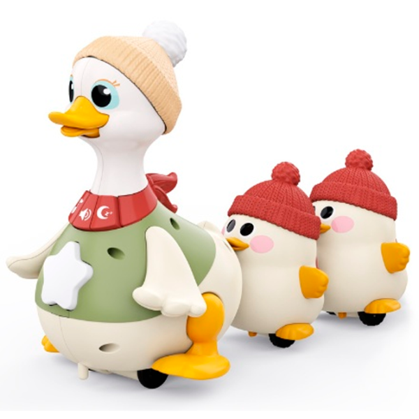 Jucărie interactivă Hola Toys Duck Family HE9987 6 luni / Multicolor White photo 3 Jucărie interactivă Hola Toys Duck Family HE9987 6 luni / Multicolor White photo 3