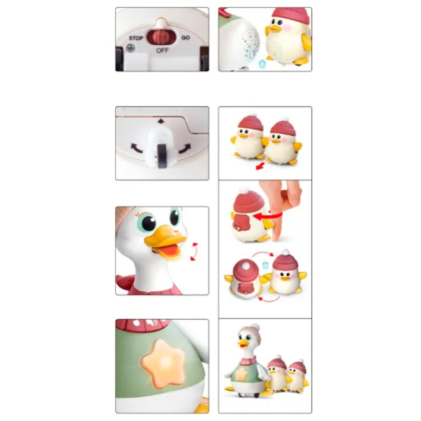 Jucărie interactivă Hola Toys Duck Family HE9987 6 luni / Multicolor White photo 6 Jucărie interactivă Hola Toys Duck Family HE9987 6 luni / Multicolor White photo 6
