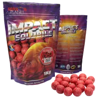 Бойлы Senzor Planet IMPACT Solubile Клубника / 1 кг / 20 мм