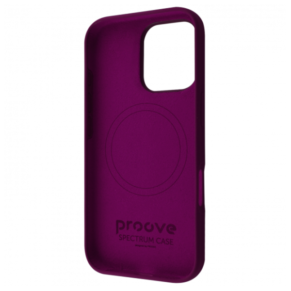 Чехол для смартфона Apple iPhone 16 Pro Max Proove / MagSafe Back / ТПУ / Grapefruit Пурпурный photo 2