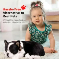 Интерактивная игрушка Perfect Petzzz Now we're huggable! Boston Terrier 91-35 3+ / White Черный photo 7