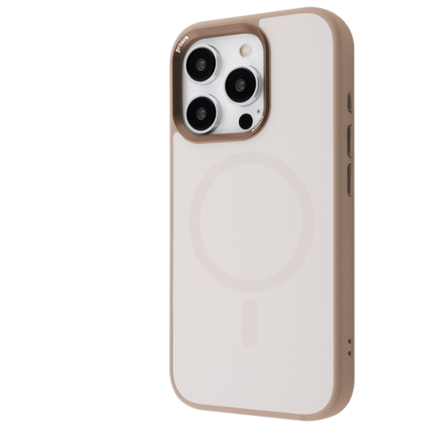 Чехол для смартфона Apple iPhone 16 Pro Max Proove / MagSafe Back / ТПУ / Титан Коричневый photo 1 Чехол для смартфона Apple iPhone 16 Pro Max Proove / MagSafe Back / ТПУ / Титан Коричневый photo 1