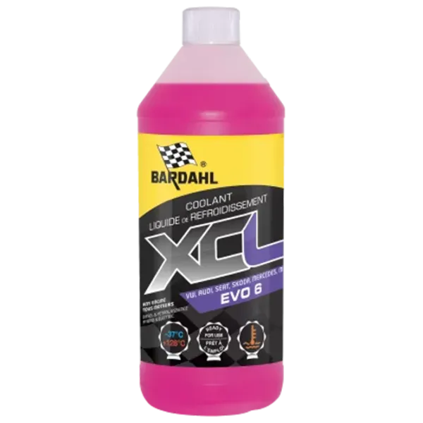Антифриз Bardahl XCL EVO 6 1л Розовый photo 1
