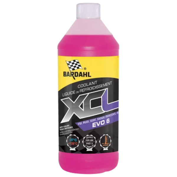 Антифриз Bardahl XCL EVO 6 1л Розовый photo 1