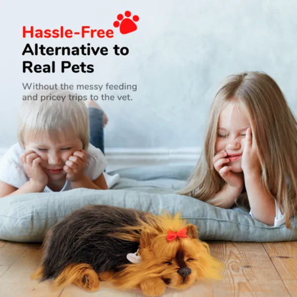 Интерактивная игрушка Perfect Petzzz Now we're huggable! Yorkie Dog 91-26 3+ / Brown Черный photo 7