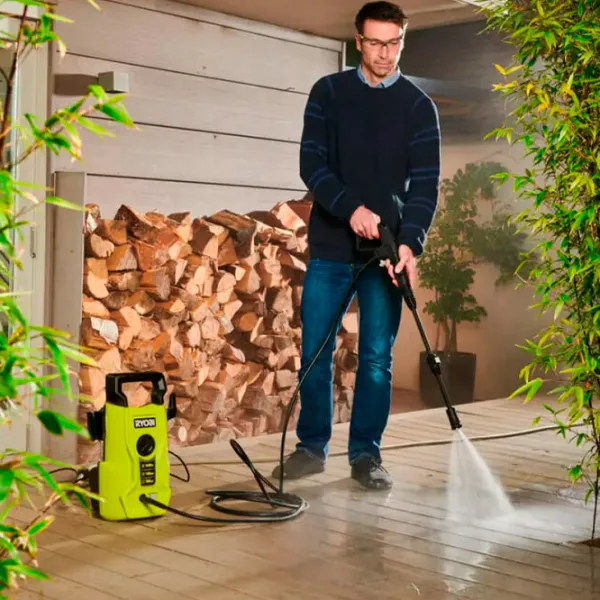 Maşină de curăţat cu presiune Ryobi RY110PWA 1400 W / Green photo 5 Maşină de curăţat cu presiune Ryobi RY110PWA 1400 W / Green photo 5