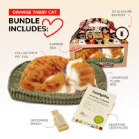 Jucărie interactivă Perfect Petzzz Now we're huggable! Tabby Cat 92-05 3+ / White Orange photo 9