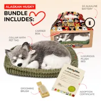 Jucărie interactivă Perfect Petzzz Now we're huggable! Shiba Puppy 91-03 3+ / White Gray photo 6