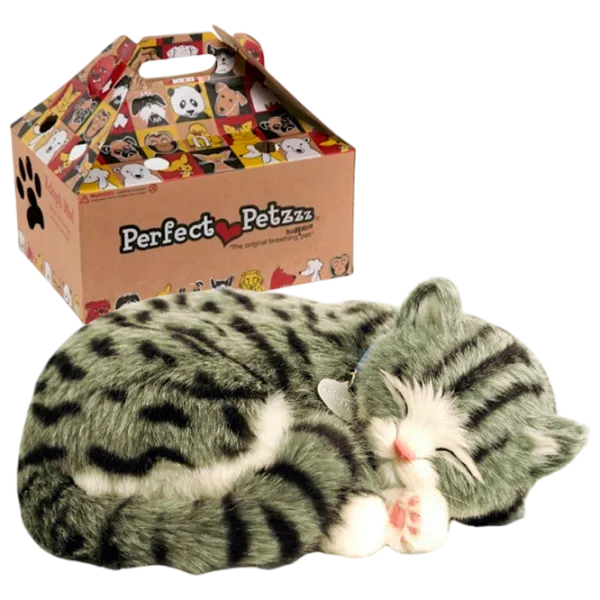 Интерактивная игрушка Perfect Petzzz Now we're huggable! Tabby Kitten 92-14 3+ / White Серый photo 1