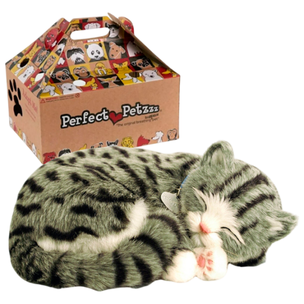 Интерактивная игрушка Perfect Petzzz Now we're huggable! Tabby Kitten 92-14 3+ / White Серый photo 1